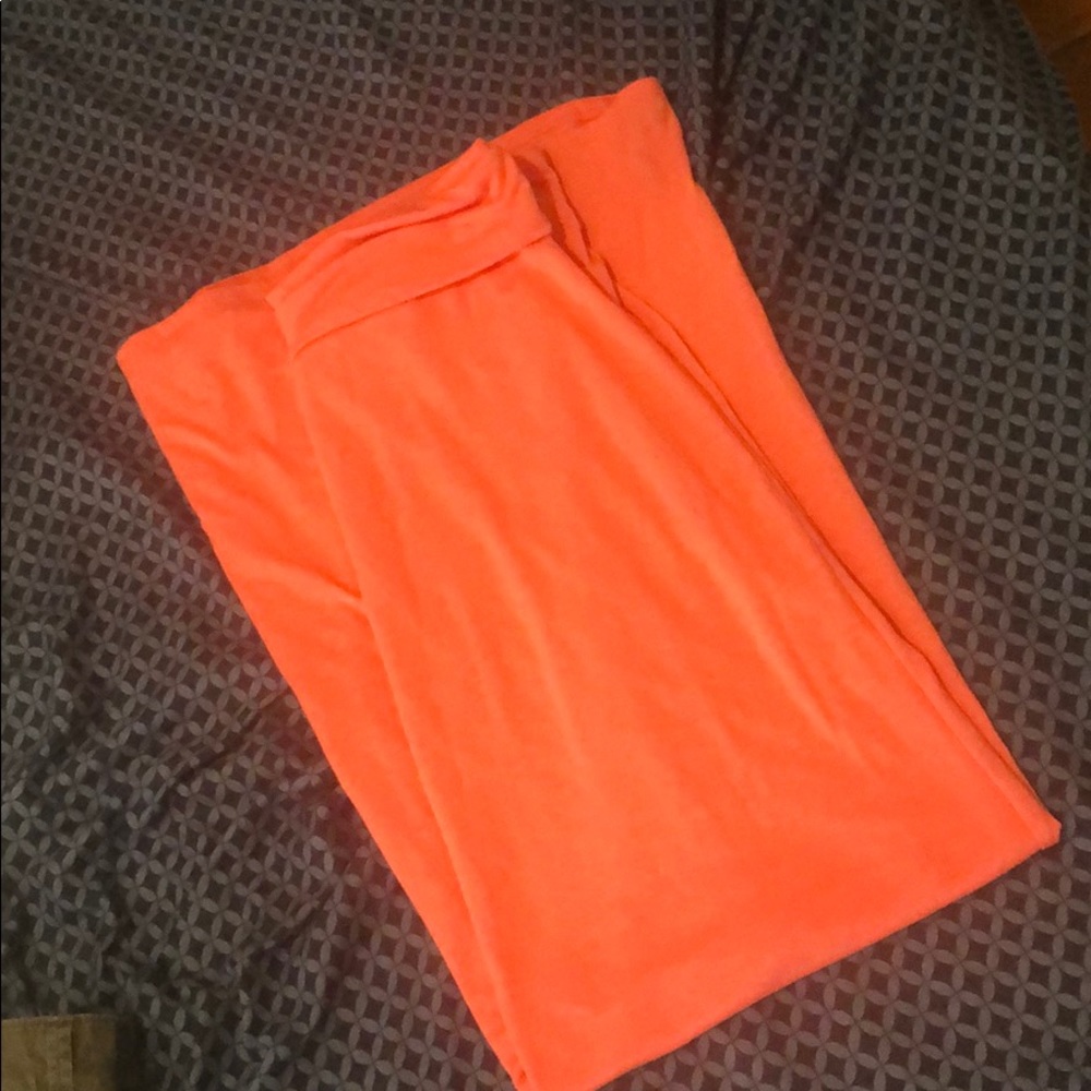 Rose Pink Maxi Skirt - M